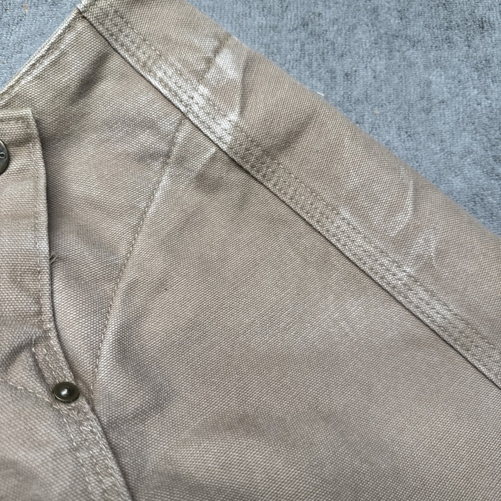 Carhartt Duck Chore Coat Jacket 4XL Tall Tan Blanket Lined Made in USA Workwear - Picture 8 of 15